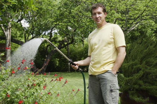 Professional garden clearance preparing a Hither Green outdoor space