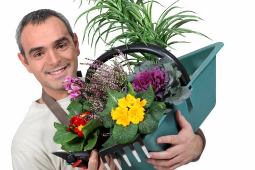 Well-maintained family garden served by gardening services in Hither Green